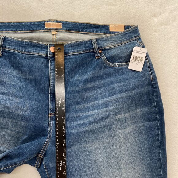 Kut from the Kloth Jeans Women's 24W Catherine Boyfriend Dark Blue Stretch Denim - Picture 8 of 13